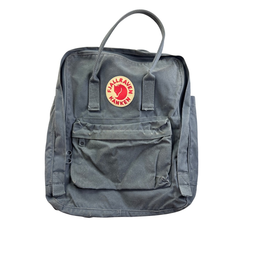 Fjallraven Kanken Classic Backpack Gray Vinylon F School Travel Bag